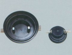 PJ60011 底部出线 小圆形预埋盒(配软管及喉箍）